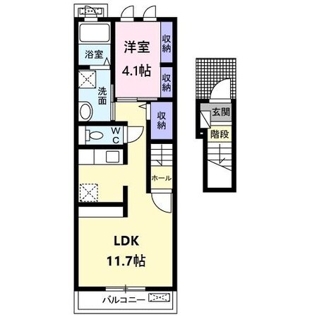 ブランドール 北根の物件間取画像